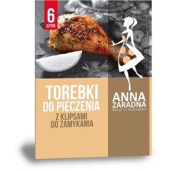 AZ Torebki do pieczenia z klipsami do zamykania 6szt